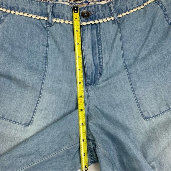 VINTAGE America Chambray Pants Size 8 - Picture 4 of 8